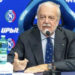 Rinviato a giudizio per falso in bilancio il presidente del Napoli Aurelio De Laurentiis