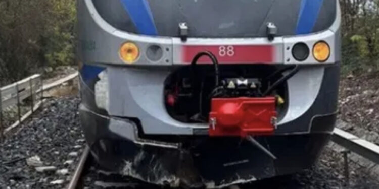 Tragedia sfiorata sui binari: cadono alcuni massi e il treno deraglia, tutti salvi