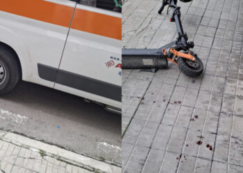 Cagliari, 19enne scivola con il monopattino in piazza Salento: “Per fortuna indossava il casco”
