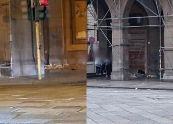 Cagliari: tra urla, sporcizia e degrado sotto i portici di via Roma si consuma un dramma sociale