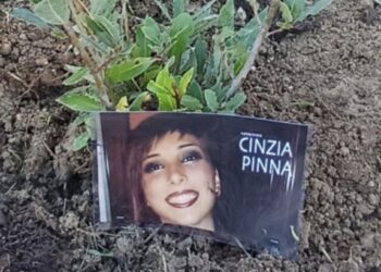 Cagliari, anche Cinzia Pinna nel giardino dell’arte e dell’amore per dire no alla violenza