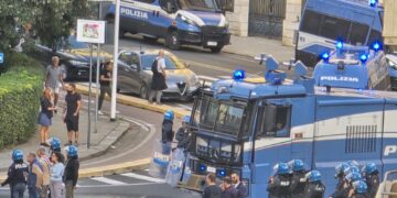 Cagliari blindata, elicotteri ancora in azione ma è polemica sul corteo non autorizzato