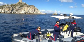 Villasimius, recuperate reti fantasma nell’area marina protetta