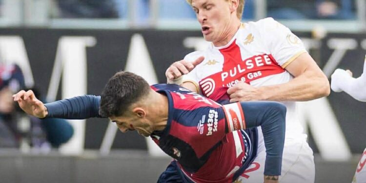 Cagliari-Genoa 3-3, Caprile regala il pareggio al Genoa e Pisacane non sa più vincere