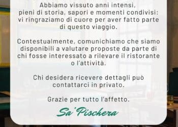 Cagliari, la lunga crisi dei ristoranti: chiude anche  Sa Pischera nel cuore della Marina