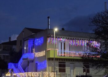 Concorso “Le migliori luminarie in Sardegna”: casa Spano ad Alghero