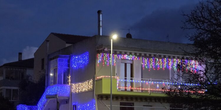 Concorso “Le migliori luminarie in Sardegna”: casa Spano ad Alghero