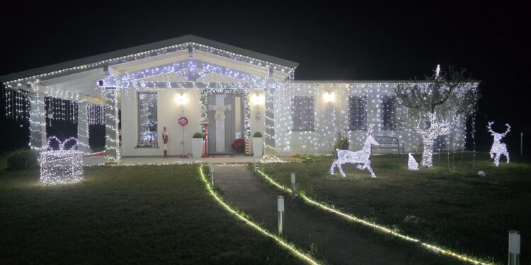 Concorso “Le migliori luminarie in Sardegna 2025”: Casa Pireddu a Musei