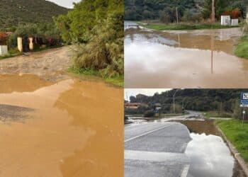 Solanas, il mare anche nelle strade: allagamenti dopo la pioggia