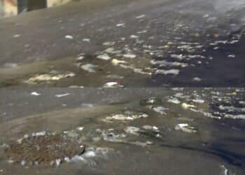 Quartucciu, scarichi in strada dopo dopo ogni acquazzone: l’asfalto si trasforma in un wc a cielo aperto