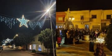 Samassi, coppia di americani dona i soldi per le luci di Natale: grande festa per accendere albero e luminarie