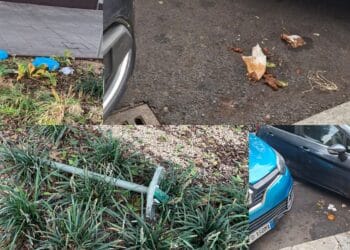 Cagliari, parcheggi in piazza del Carmine usati come wc e immondizia e arredi divelti in piazza Matteotti