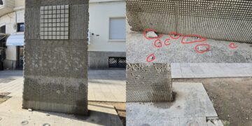 Cagliari, l’opera d’arte di Sciola usata come pisciatoio: la nuova vergogna in piazza Gramsci