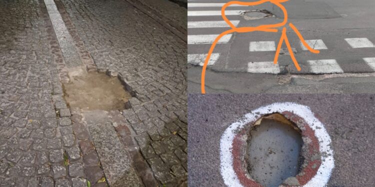 Monserrato, i soldi delle sanzioni per tappare i buchi delle strade: 500 mila euro incassati, servono interventi urgenti di manutenzione straordinaria