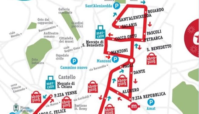 Cagliari, torna la “Navetta Natale”: bus gratuiti per lo shopping e i mercatini del centro