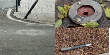 Cagliari, vandalizzati i dissuasori di viale Trieste