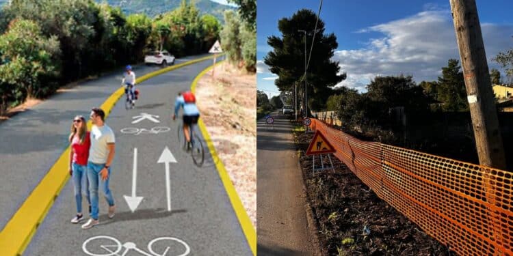 Villacidro, al via i lavori per la pista ciclopedonale di via Monti Mannu