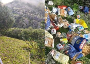 Domusnovas, recuperato il cibo donato dalla Caritas e gettato in campagna: