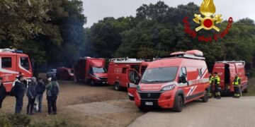 Domus De Maria, due persone disperse a Is Cannoneris: salvate dai vigili del fuoco