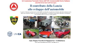 All’Università di Cagliari il convegno “Il contributo della Lancia allo sviluppo dell’automobile”