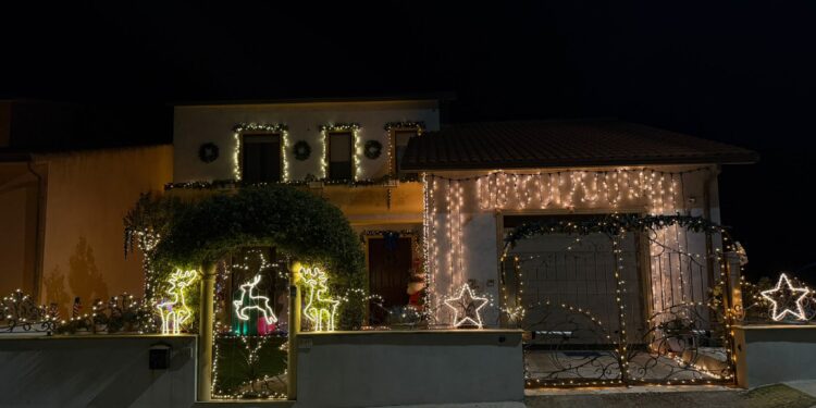 Concorso “Le migliori luminarie in Sardegna 2025”: Casa Piga a Mores