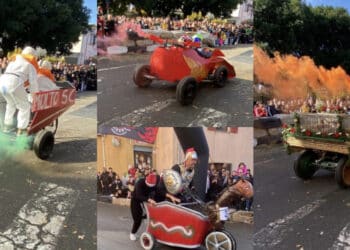 Serramanna, la pazza corsa dei carretti fa incetta di applausi e risate (VIDEO)