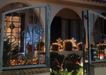 Concorso Migliori Luminarie in Sardegna 2025: casa Manca a Decimomannu