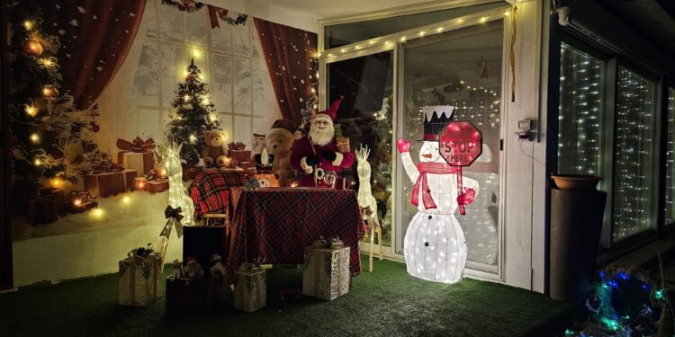 Concorso “Le migliori luminarie in Sardegna 2025”: Casa Atzori ad Escolca