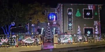 Concorso Migliori Luminarie in Sardegna 2025: apre le danze Casa Pani a Domusnovas