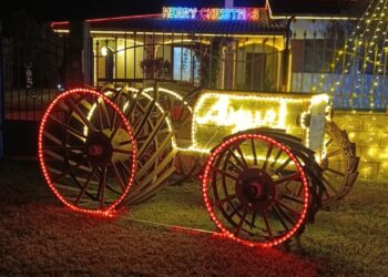 Concorso “Le migliori luminarie in Sardegna 2025”: Casa Sardo ad Arborea