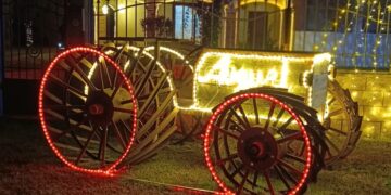 Concorso “Le migliori luminarie in Sardegna 2025”: Casa Sardo ad Arborea