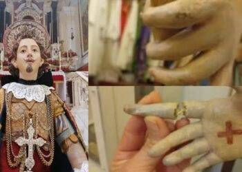 Cagliari, iniziato il restauro del simulacro di Sant’Efisio