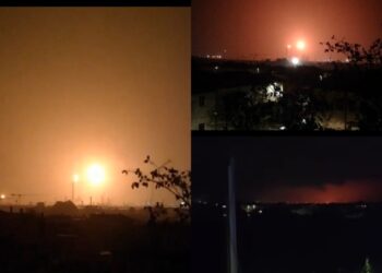 Sarroch, cielo rosso fuoco e ben visibile anche dai comuni vicini: “Non si respira” (VIDEO)