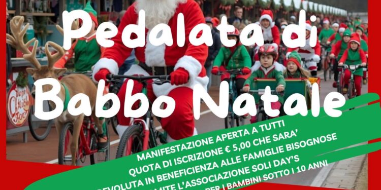 Serramanna, al via la “Pedalata di Babbo Natale”, l’evento solidale organizzato dallo Gialeto Ciclismo