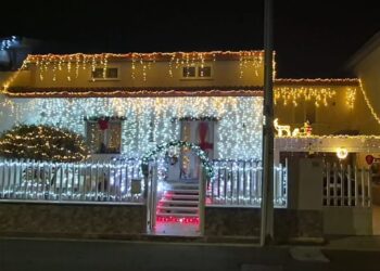 Concorso “Le migliori luminarie in Sardegna 2025”: casa Medda a Villasor