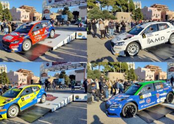 Rombano i motori, spettacolare avvio del primo “Rally Città di Cagliari” -VIDEO