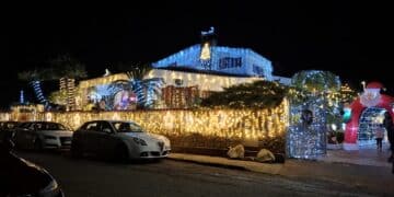 Concorso “Le migliori luminarie in Sardegna”: casa Zanda Lai a Ussana