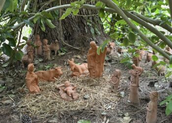 Cagliari, all’Orto Botanico il presepe della tradizione asseminese