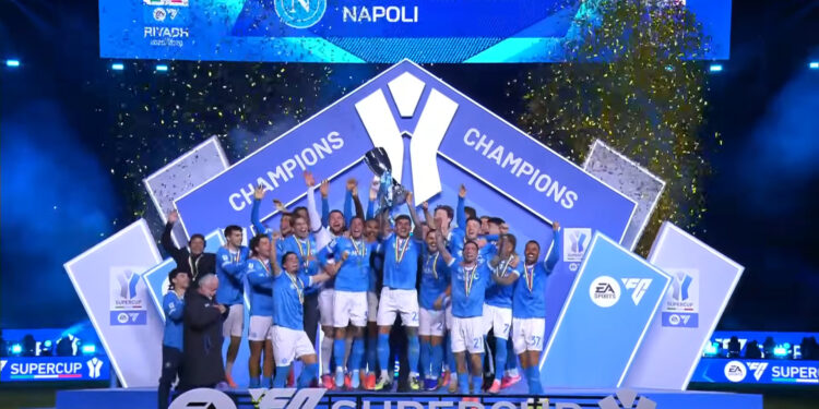 A Riyadh il Napoli si aggiudica la Supercoppa Italiana 2025