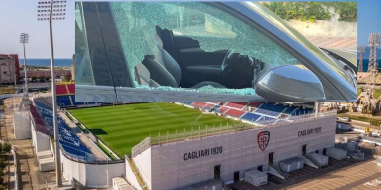 Cagliari, tifosi rossoblù derubati durante la partita di calcio: auto aperte e saccheggiate
