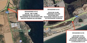 Condizioni meteo avverse, chiude la Ss 195