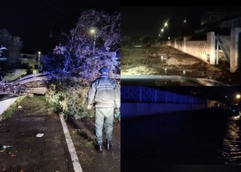 Capoterra, situazione critica a causa del mare in tempesta: “Si invita a evitare qualsiasi spostamento”