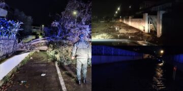 Capoterra, situazione critica a causa del mare in tempesta: “Si invita a evitare qualsiasi spostamento”