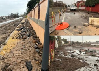 Capoterra, le immagini della distruzione dopo il passaggio del ciclone Harry