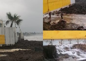 Quartu, la mareggiata colpisce anche l’hotel che si affaccia sul mare: idropompe in azione