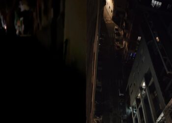 Cagliari, buio pesto nel cuore della città: calano le tenebre tra le vie di Stampace