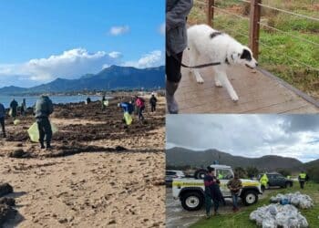 Sardegna, l’esercito dei volontari ripulisce le spiagge dopo il passaggio del ciclone Harry