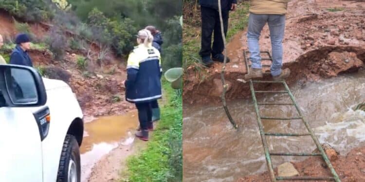 Strada dissestata e l’ambulanza non passa: anziano sofferente preso in spalla dal soccorso alpino a Maracalagonis