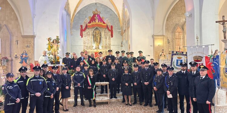 Sennori, le Polizie locali del nord ovest Sardegna celebrano il patrono San Sebastiano