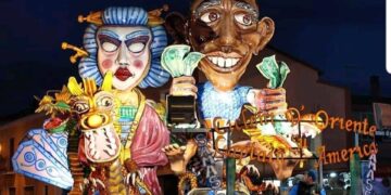 Coriandoli, balli e mani al lavoro per realizzare i carri allegorici: nel Medio Campidano è già aria di festa